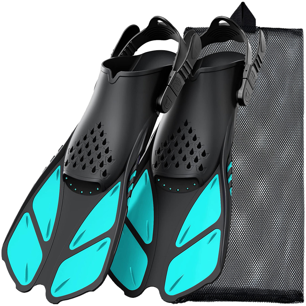 Swim Fins - Snorkel Fins Swimming Flippers Adjustable Buckles