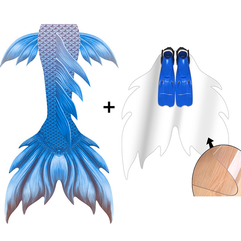 New Design Blue Colour SKins T - Swim Fins recension och pris