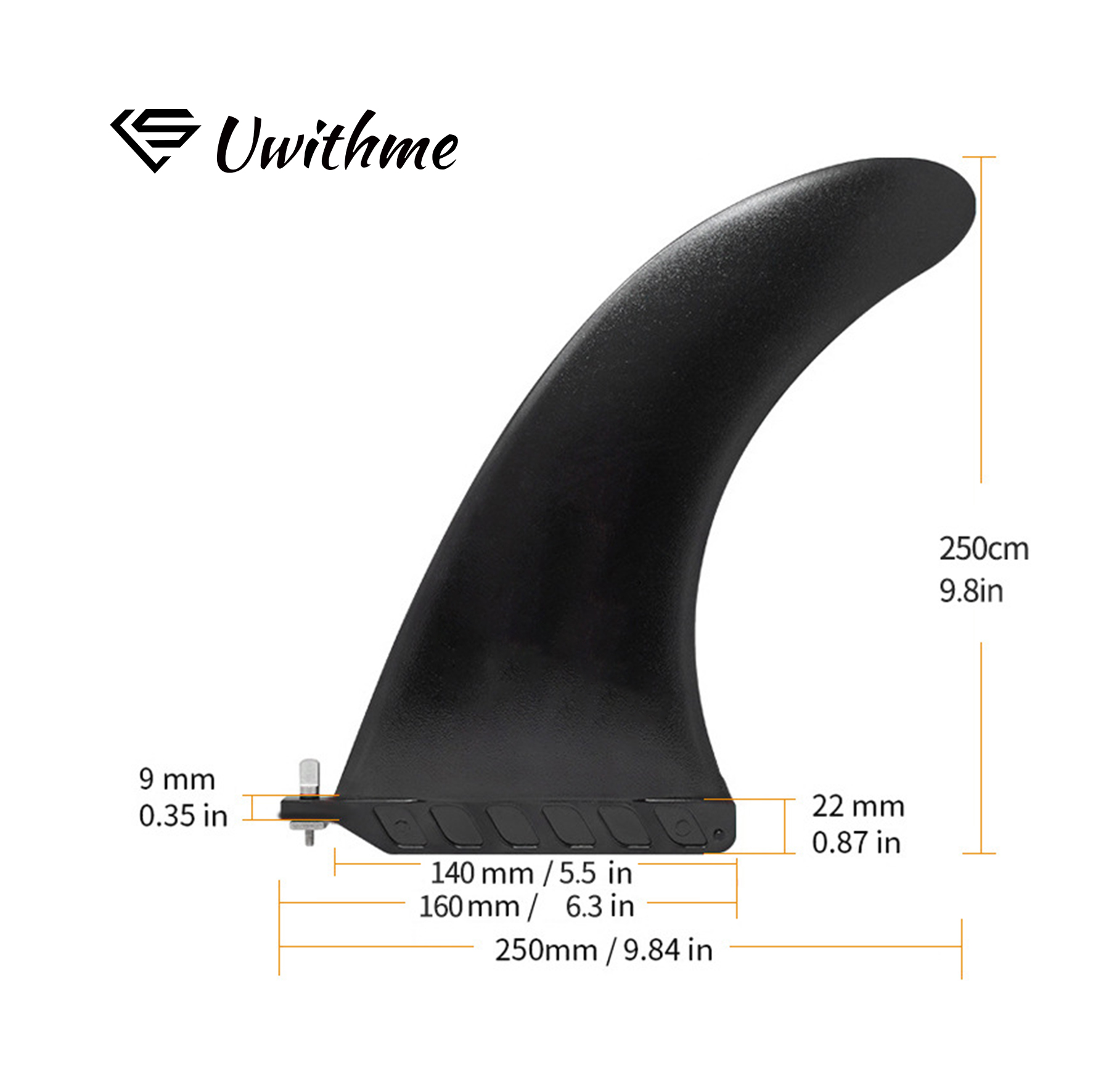 10 inch Nylon SUP Single Cente - Swim Fins recension och pris