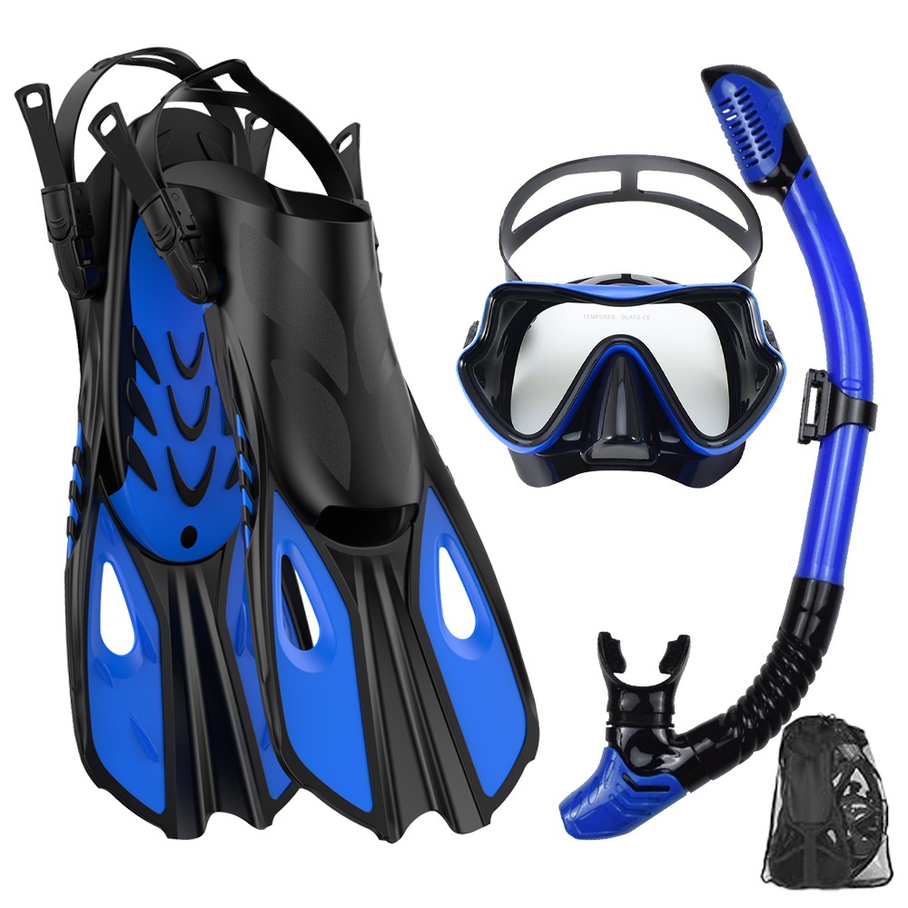 Snorkeling Set Diving Mask & S - Swim Fins recension och pris